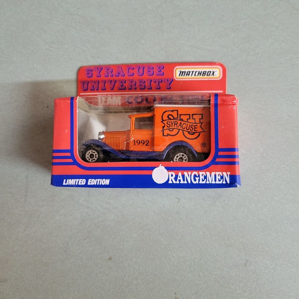 Vtg 1992‎ Matchbox Team Collectible Syracuse University Orangemen Ford Model A